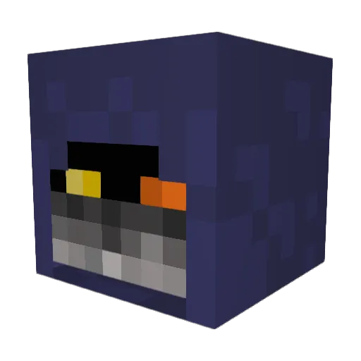 drakinik Minecraft avatar head, 3D render