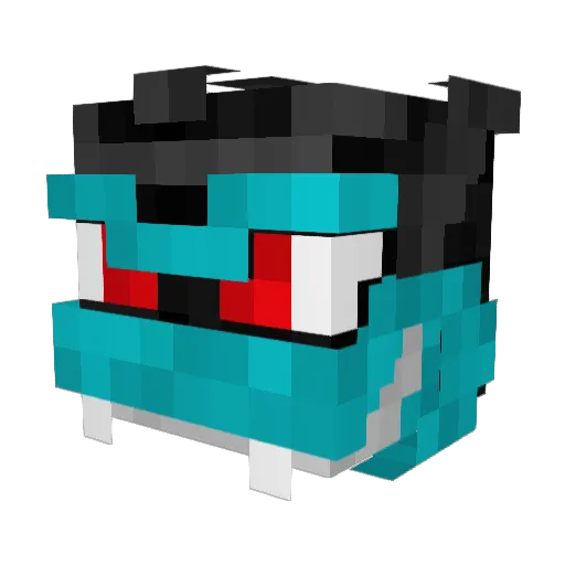 drakon97 Minecraft avatar head, 3D render