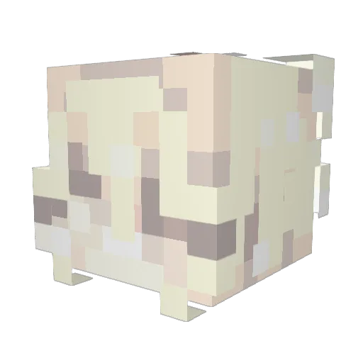 dramaturgy Minecraft avatar head, 3D render