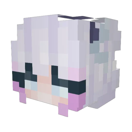 dranghetta Minecraft avatar head, 3D render