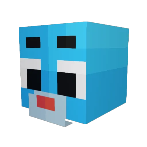 dranyam01 Minecraft avatar head, 3D render