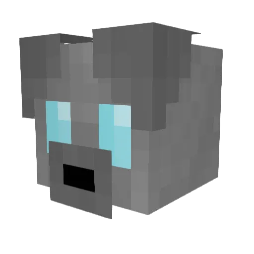dratinimartini Minecraft avatar head, 3D render