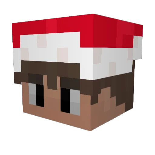 draumannjakt Minecraft avatar head, 3D render