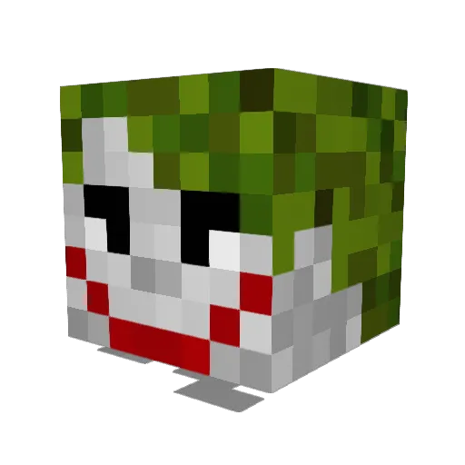 draxthedragon Minecraft avatar head, 3D render