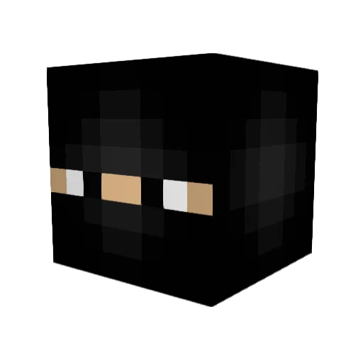 dray22 Minecraft avatar head, 3D render