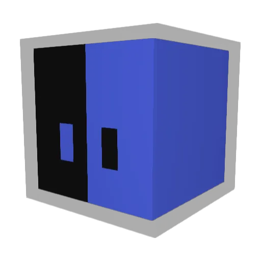 drayskoo Minecraft avatar head, 3D render