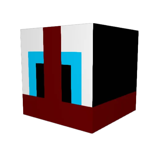 draze84 Minecraft avatar head, 3D render