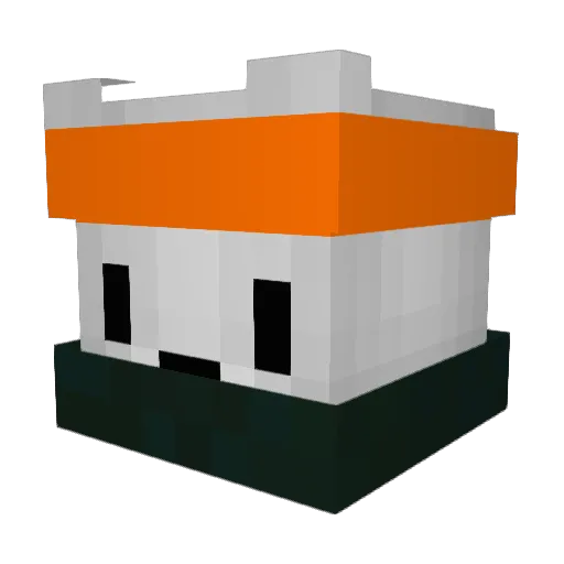 drazeeeeee Minecraft avatar head, 3D render