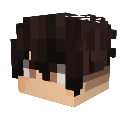 drazzyl Minecraft avatar head, 3D render