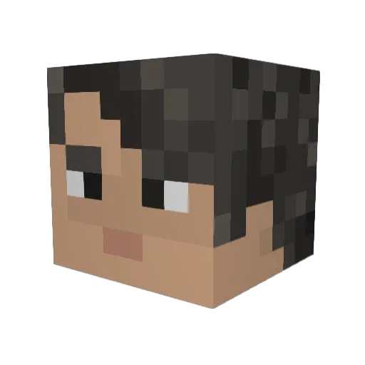 drbanner7 Minecraft avatar head, 3D render