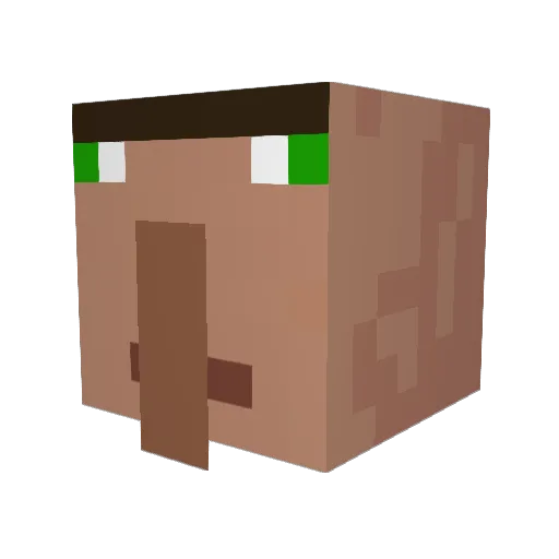 drbusternut Minecraft avatar head, 3D render