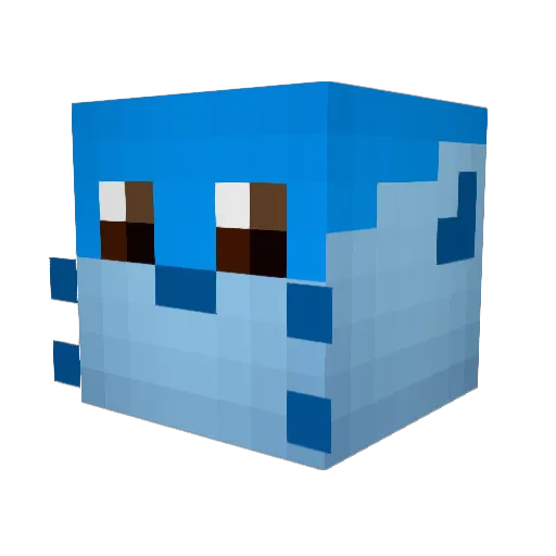 drc5399 Minecraft avatar head, 3D render