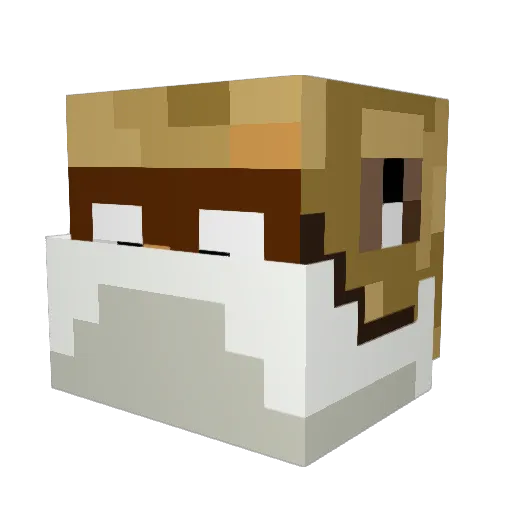 drd0_0 Minecraft avatar head, 3D render