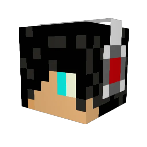 drdre300 Minecraft avatar head, 3D render
