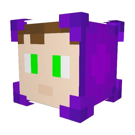 drdumbgoggles14 Minecraft avatar head, 3D render