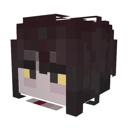 dre_zuha Minecraft avatar head, 3D render