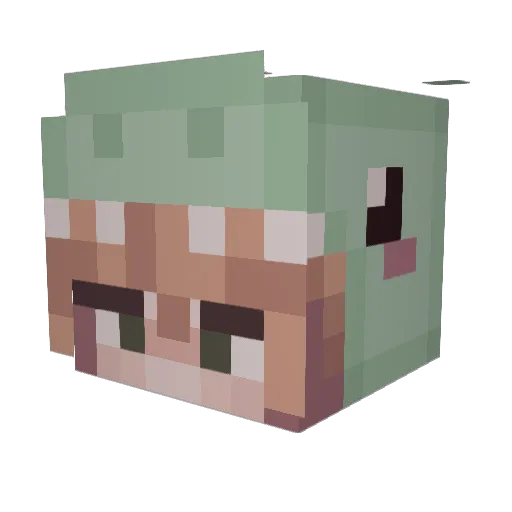 dreadgod124 Minecraft avatar head, 3D render