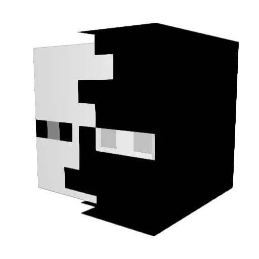 dreadlockwarrior Minecraft avatar head, 3D render