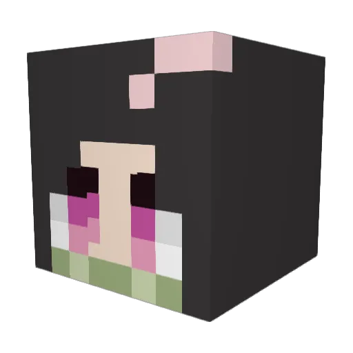 dreadpool19 Minecraft avatar head, 3D render