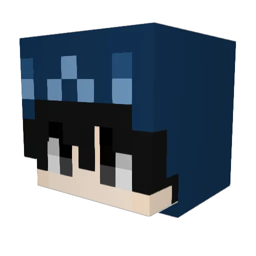 dream963262 Minecraft avatar head, 3D render