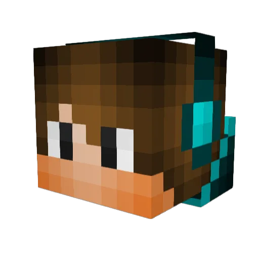 dreamArcher Minecraft avatar head, 3D render