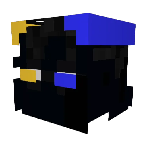 dream_meme Minecraft avatar head, 3D render