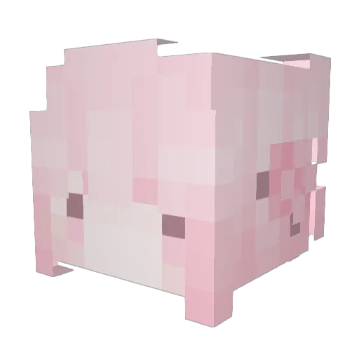 dream_meow Minecraft avatar head, 3D render
