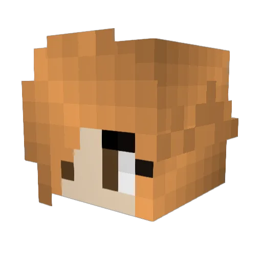 dreamcat224 Minecraft avatar head, 3D render