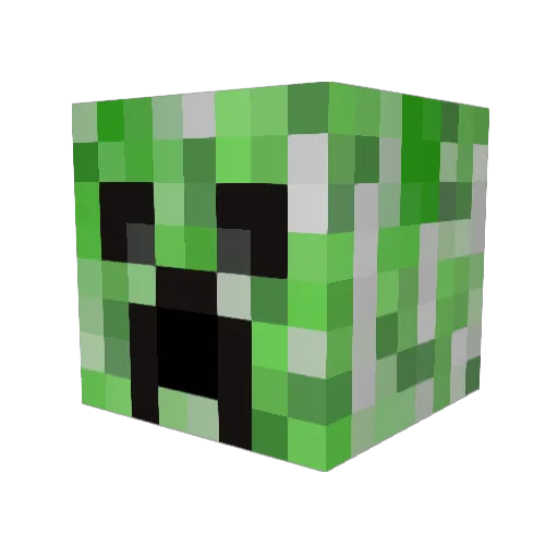 dreamclown666 Minecraft avatar head, 3D render