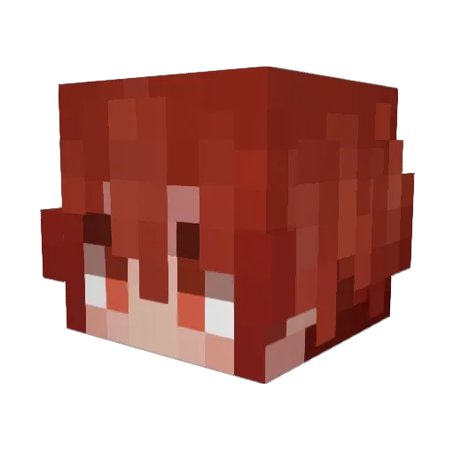 dreamdust Minecraft avatar head, 3D render