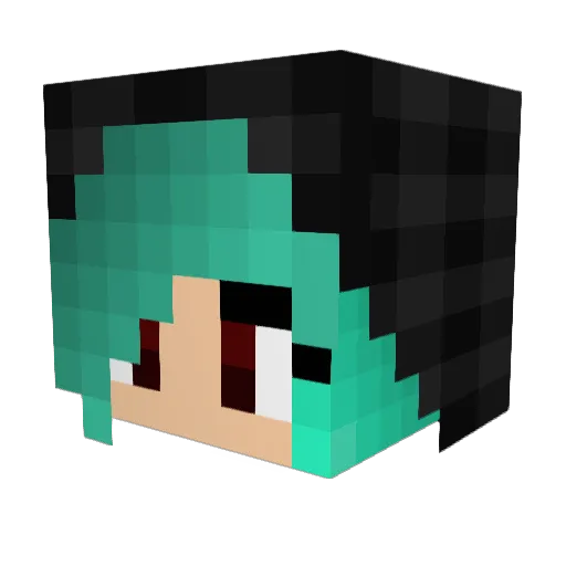 dreamer2047 Minecraft avatar head, 3D render