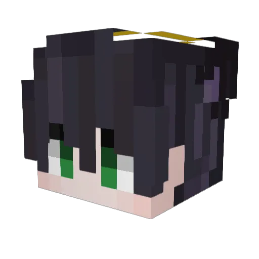 dreaming69 Minecraft avatar head, 3D render