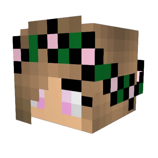 dreamofdeath123 Minecraft avatar head, 3D render