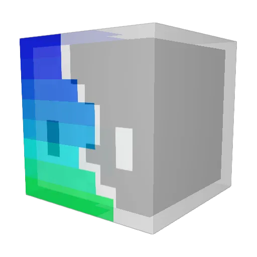 dreamrock Minecraft avatar head, 3D render