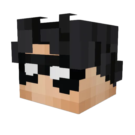 dreamyisdumb Minecraft avatar head, 3D render