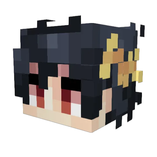 dree_mi Minecraft avatar head, 3D render