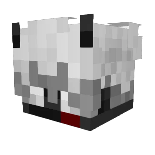 drefezu Minecraft avatar head, 3D render