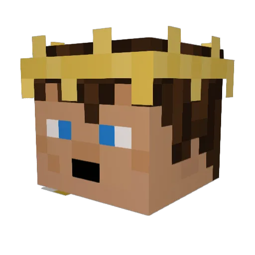 drequavis Minecraft avatar head, 3D render