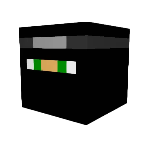 dresdenflame Minecraft avatar head, 3D render