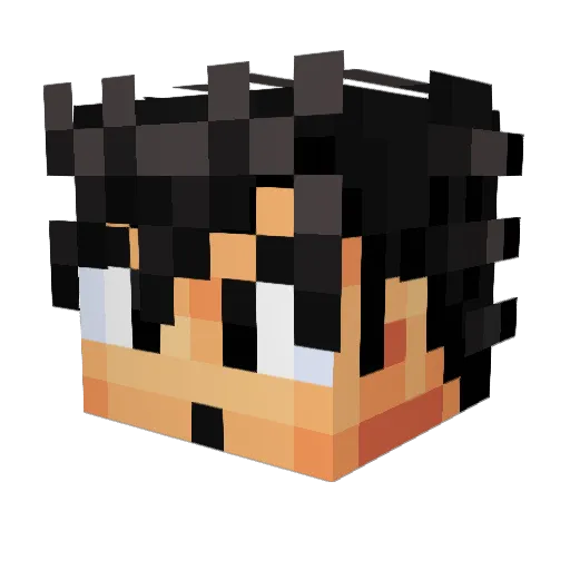 dreso1 Minecraft avatar head, 3D render