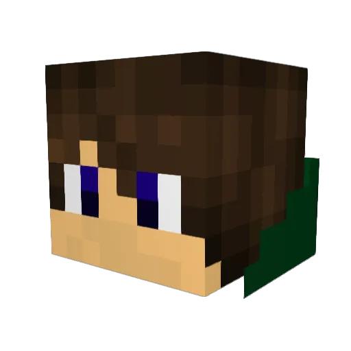 drew1205 Minecraft avatar head, 3D render