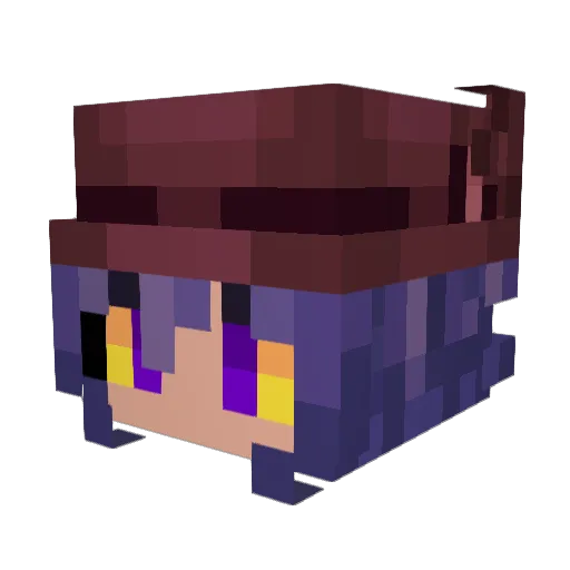 dreware Minecraft avatar head, 3D render