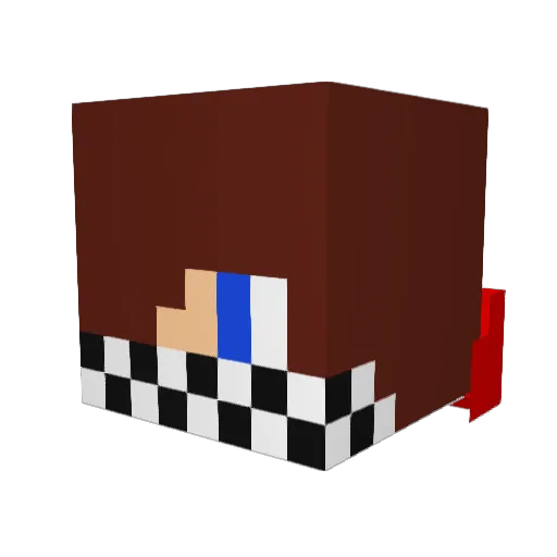 drewbot100 Minecraft avatar head, 3D render