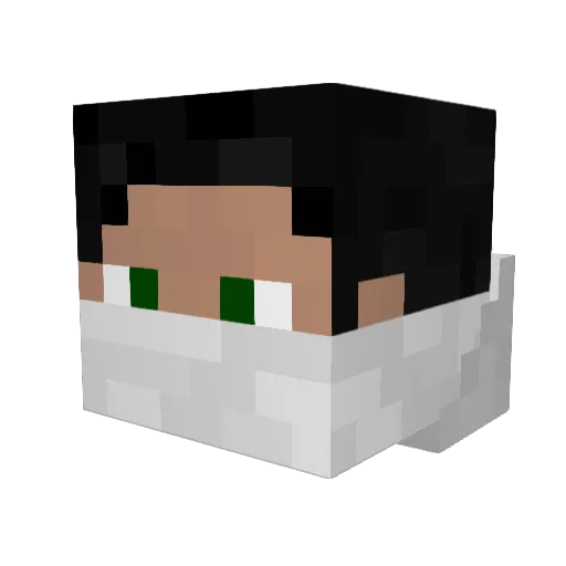 drewbug65 Minecraft avatar head, 3D render