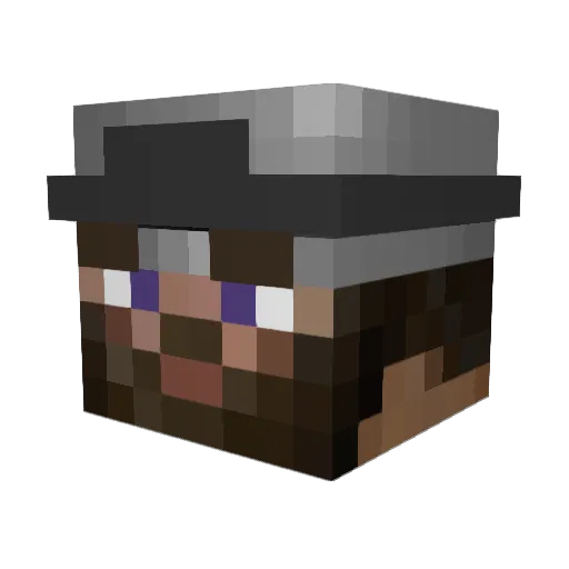 drewdreger22 Minecraft avatar head, 3D render