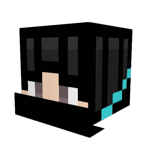 drewsdrip Minecraft avatar head, 3D render