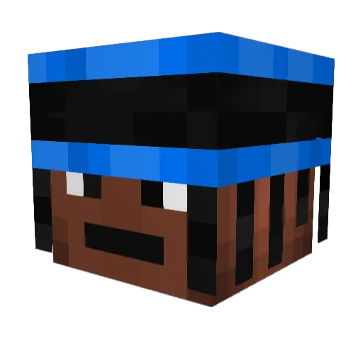 drex1313 Minecraft avatar head, 3D render