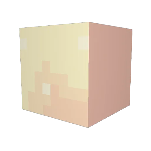 drex__ Minecraft avatar head, 3D render