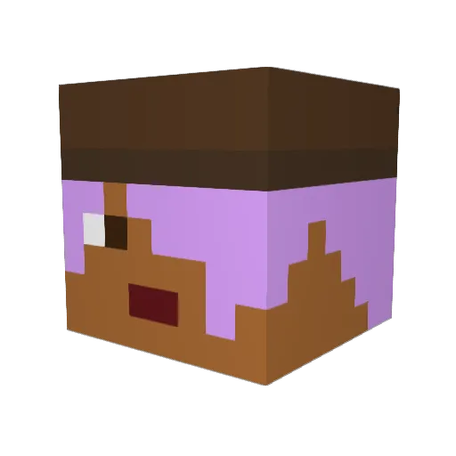 drexla25 Minecraft avatar head, 3D render