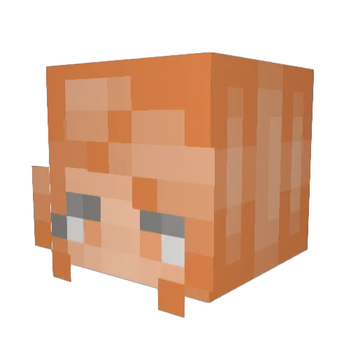 drey69 Minecraft avatar head, 3D render